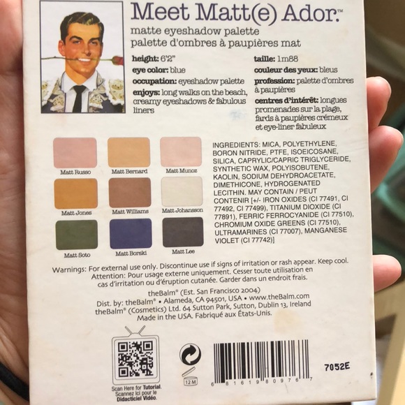 The Balm Cosmetics Meet Matte Ador Eyeshadow - Picture 3 of 3